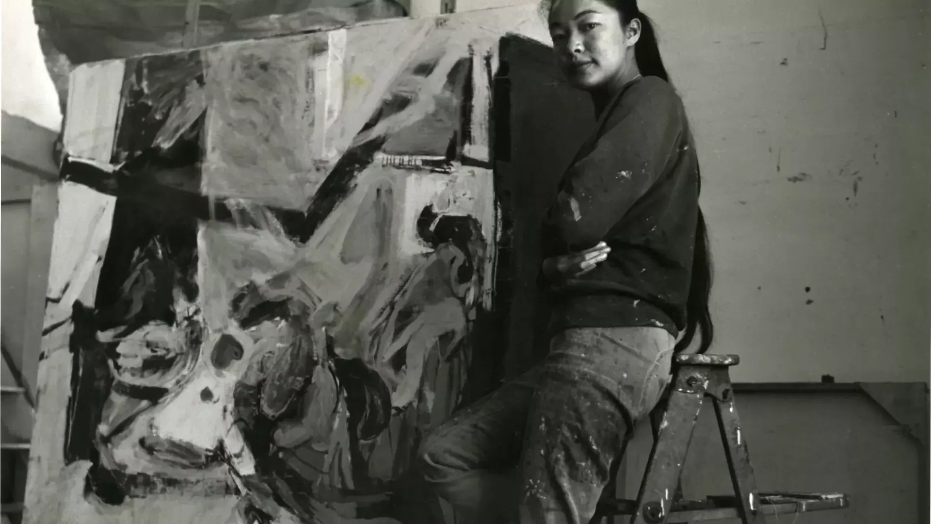 北海滩工作室的Bernice Bing. 从1958年到1961年. CR Snyder的照片©The Beat Museum.jpg